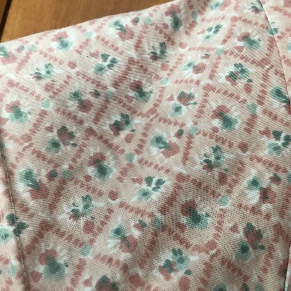 Headliners pink and teal cotton blend romper - Picture 9 of 10